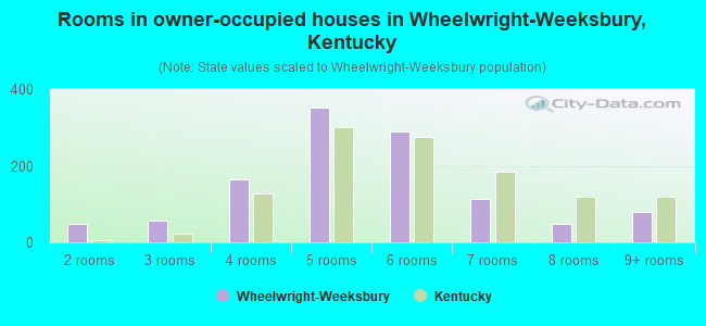 Rooms in owner-occupied houses in Wheelwright-Weeksbury, Kentucky