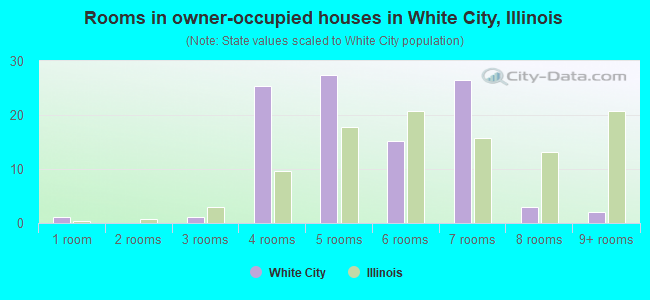 Rooms in owner-occupied houses in White City, Illinois