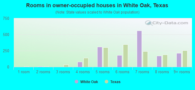Rooms in owner-occupied houses in White Oak, Texas