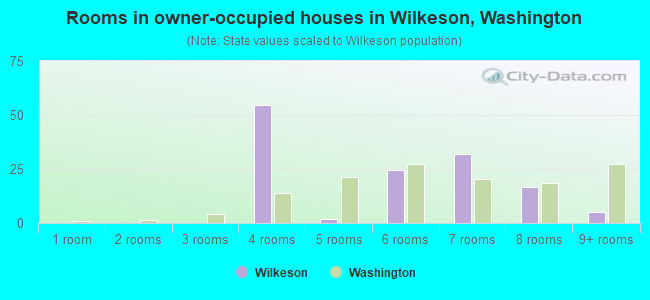 Rooms in owner-occupied houses in Wilkeson, Washington