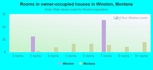 Rooms in owner-occupied houses in Winston, Montana
