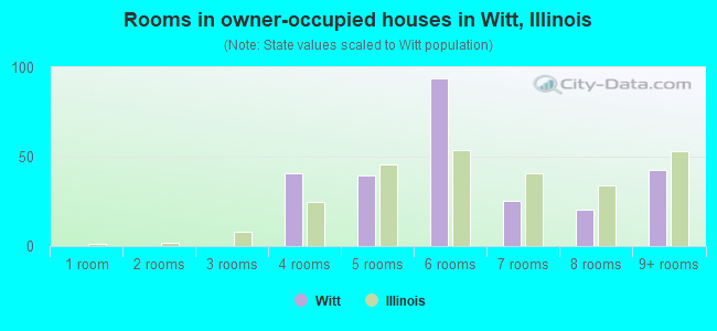 Rooms in owner-occupied houses in Witt, Illinois