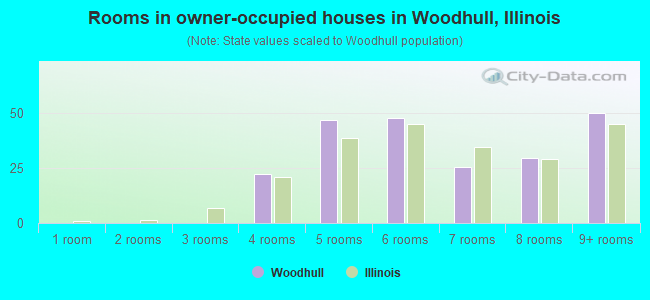 Rooms in owner-occupied houses in Woodhull, Illinois