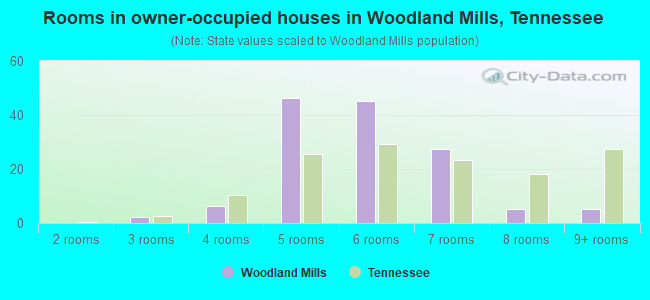 Rooms in owner-occupied houses in Woodland Mills, Tennessee