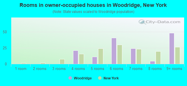 Rooms in owner-occupied houses in Woodridge, New York