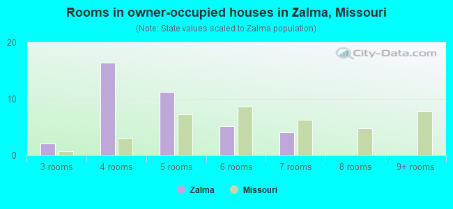 Rooms in owner-occupied houses in Zalma, Missouri