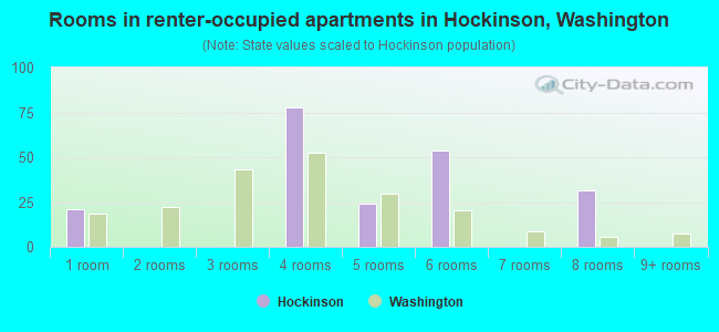 Rooms in renter-occupied apartments in Hockinson, Washington