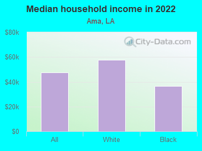 Median household income in 2022