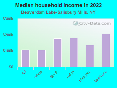 Median household income in 2022