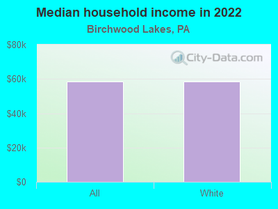 Median household income in 2022