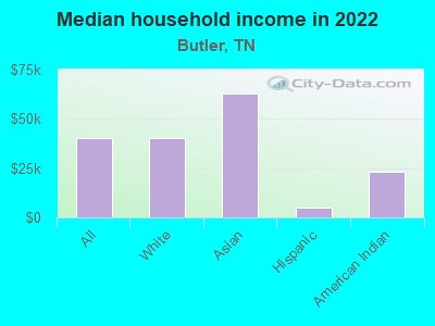 Median household income in 2022