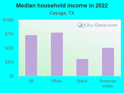 Median household income in 2022