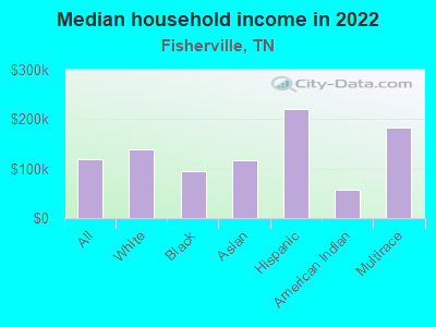 Median household income in 2022