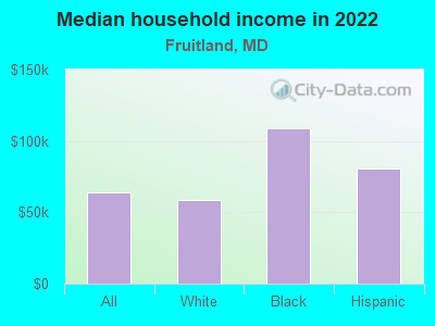 Median household income in 2022