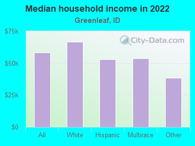 Median household income in 2022