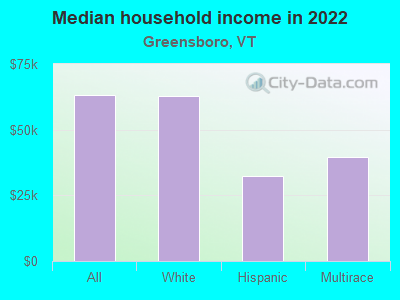 Median household income in 2022