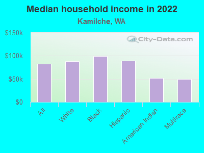 Median household income in 2022