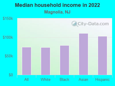 Median household income in 2022