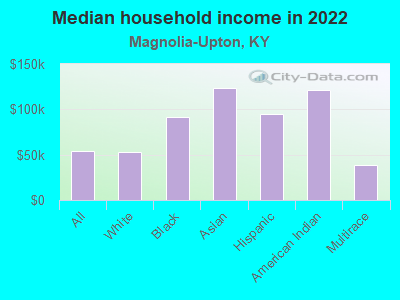 Median household income in 2022