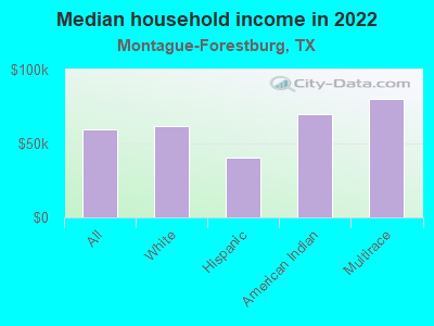 Median household income in 2022