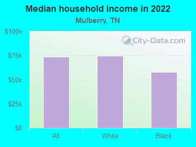 Median household income in 2022