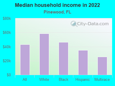 Median household income in 2022