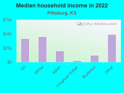 Median household income in 2022