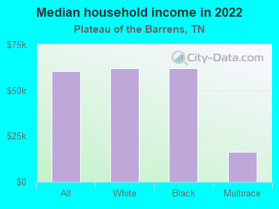 Median household income in 2022