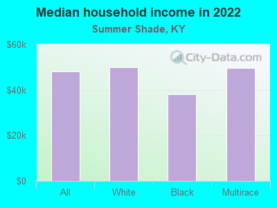 Median household income in 2022