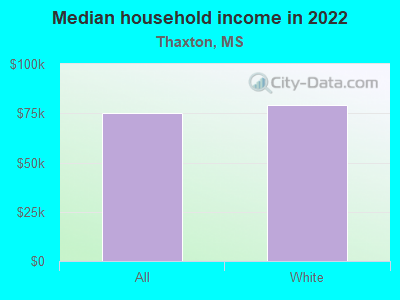 Median household income in 2022