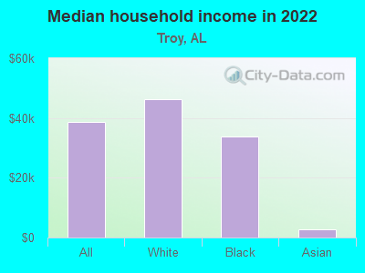 Median household income in 2022