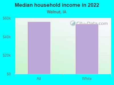 Median household income in 2022