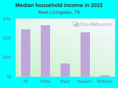 Median household income in 2022