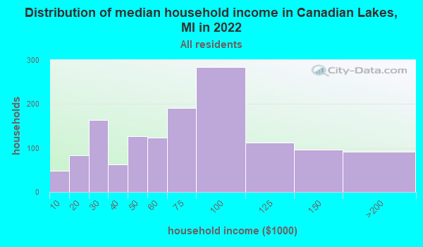 Canadian Lakes, Michigan (MI 49332, 49346) Profile: Population, Maps ...