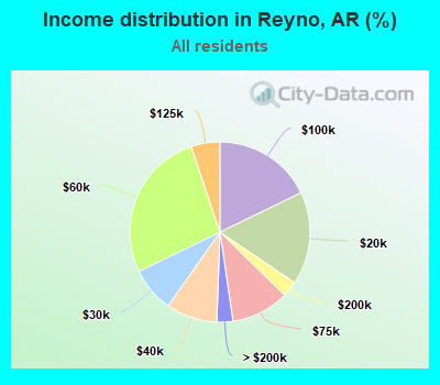 Income distribution in Reyno, AR (%)