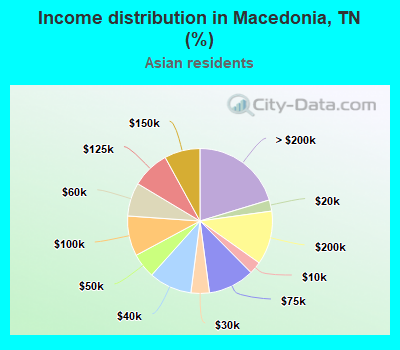 Income distribution in Macedonia, TN (%)