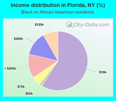 Income distribution in Florida, NY (%)