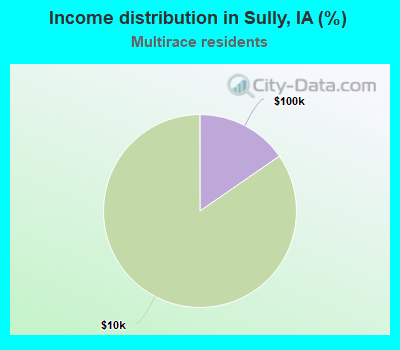 Income distribution in Sully, IA (%)