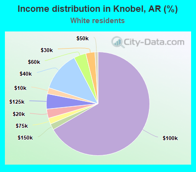 Income distribution in Knobel, AR (%)