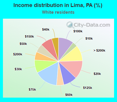 Income distribution in Lima, PA (%)