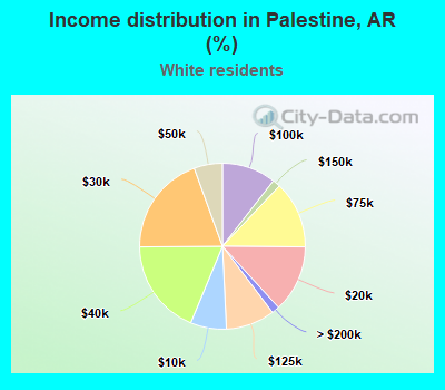 Income distribution in Palestine, AR (%)
