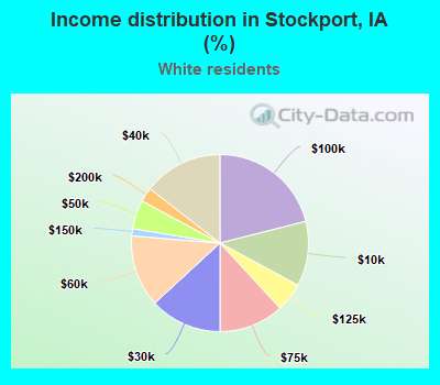 Income distribution in Stockport, IA (%)