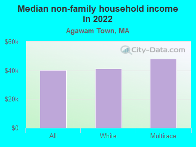 Median non-family household income in 2022