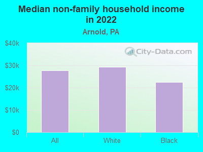 Median non-family household income in 2022