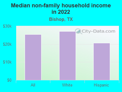 Median non-family household income in 2022