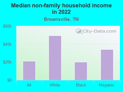 Median non-family household income in 2022