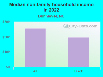 Median non-family household income in 2022