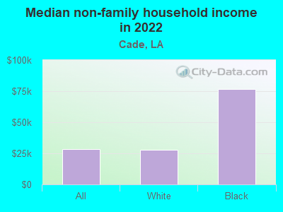 Median non-family household income in 2022