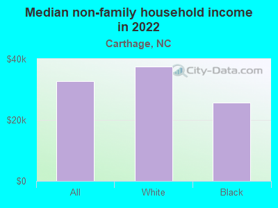 Median non-family household income in 2022