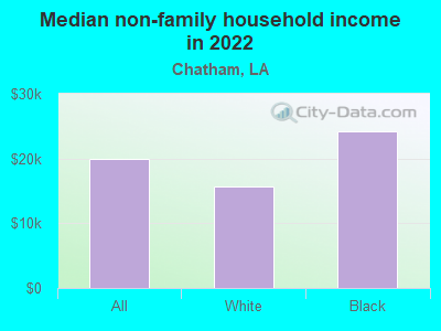 Median non-family household income in 2022